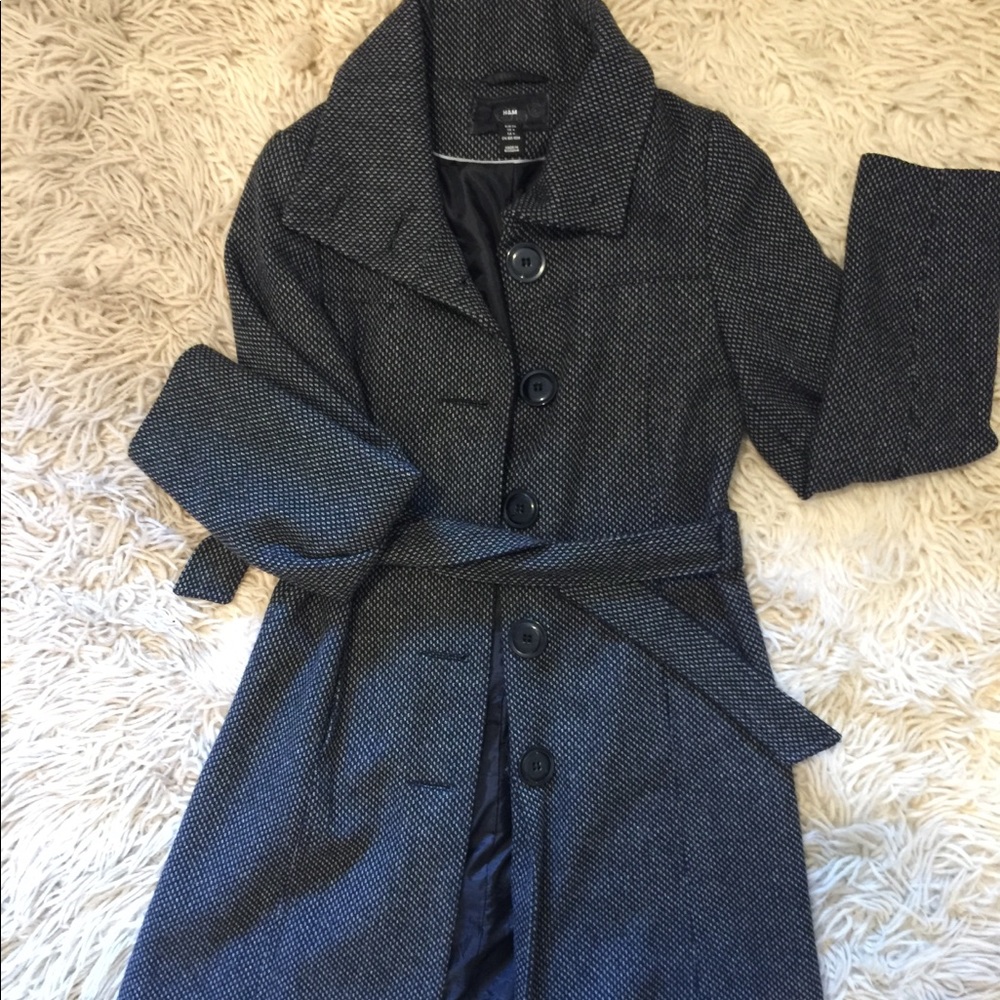 H&M Coat ❄️🧥🖤💙🖤❄️